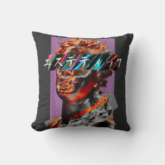 Coussin Futurisme Japonais Vaporwave Esthétique