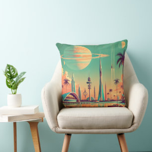 Coussin Futuriste Atomique Nouveau Floride