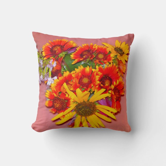 Coussin Gaillardia Flower Mix (Recto)