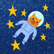 Galaxie de l'astronaute de chats perse Marine Part