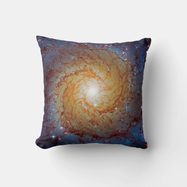 Coussin Galaxie spirale Messier 74 Photo de l'espace extra (Recto)