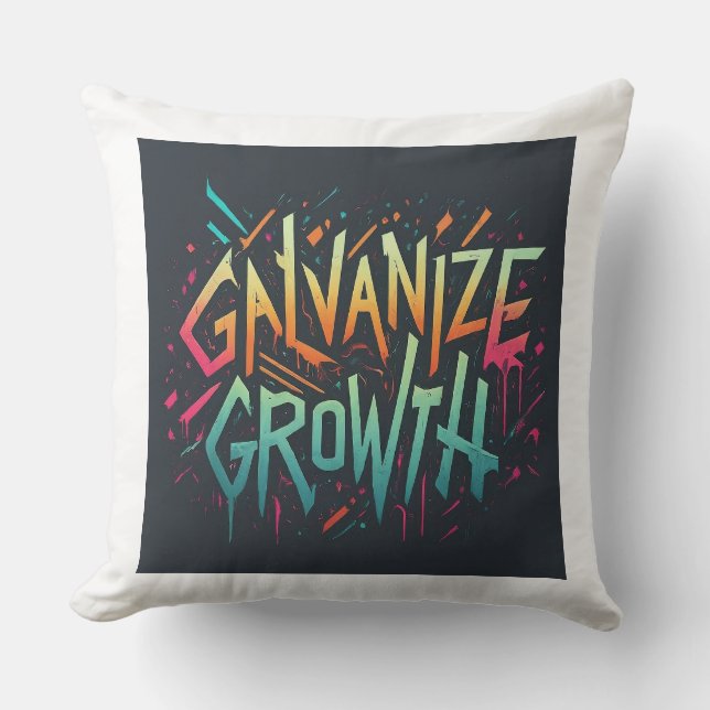 Coussin Galvaniser la croissance (Recto)