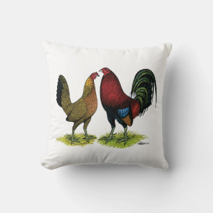 Coussin Gamefowl Pair