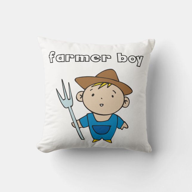 Coussin Garçon fermier (Recto)