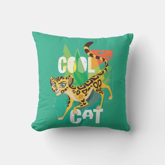 Coussin Garde de Lion| Cat Fuli Cool (Recto)