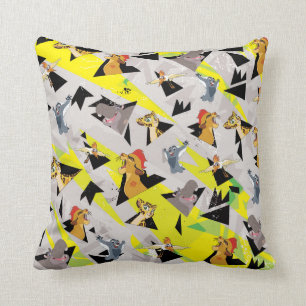 Coussin Garde de Lion  Motif triangulaire