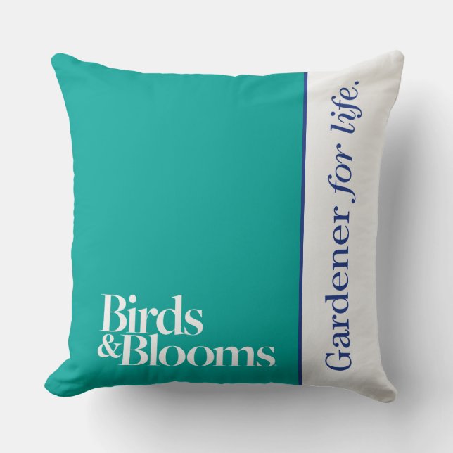 Coussin Gardener de la vie (Recto)