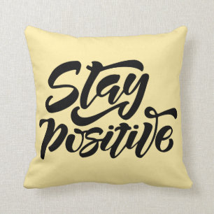 Coussin Garder le jaune positif