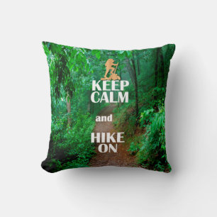 Coussin Gardez votre calme et continuez à marcher