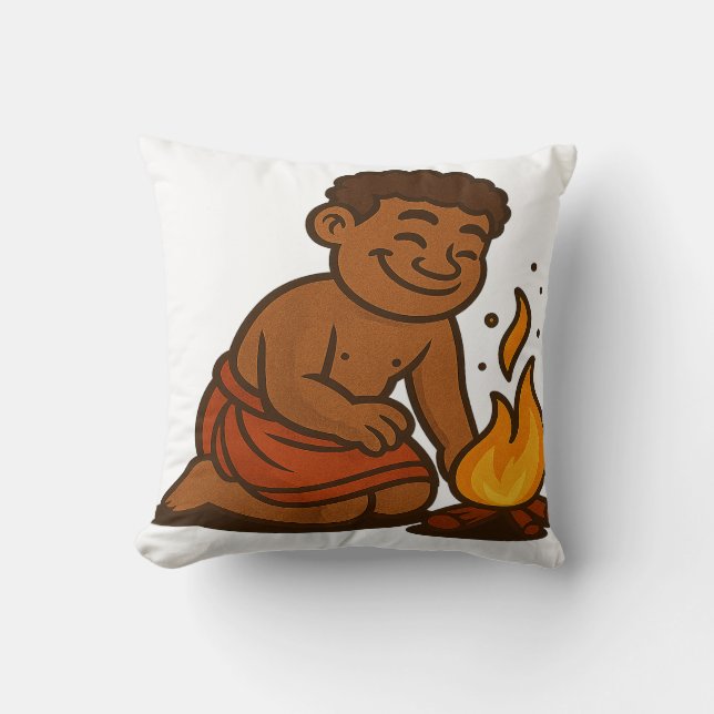 Coussin Gardien du feu Dumi (Recto)