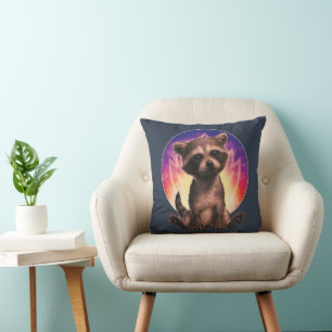 Coussin Gardiens de la Galaxie Bébé Rocket Assis