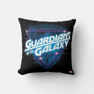 Coussin Gardiens de la Galaxie   Logo Retro