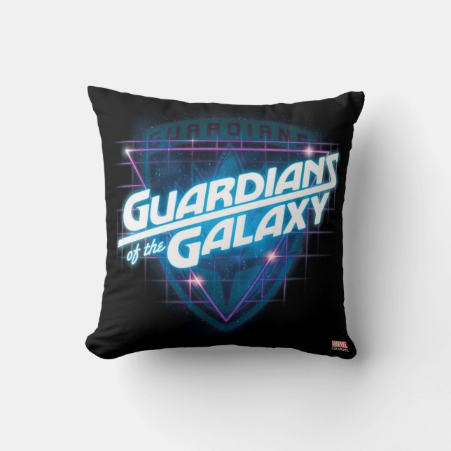 Coussin Gardiens de la Galaxie | Logo Retro (Recto)
