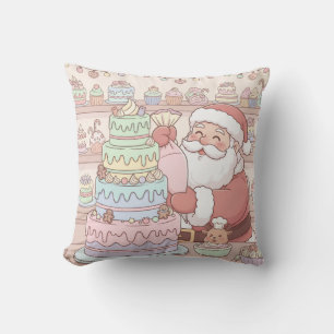 Coussin Gâteau Pastel aquarelle de la boutique sucrée du P