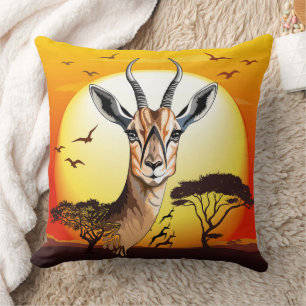Coussin Gazelle Antelope africaine animal sauvage