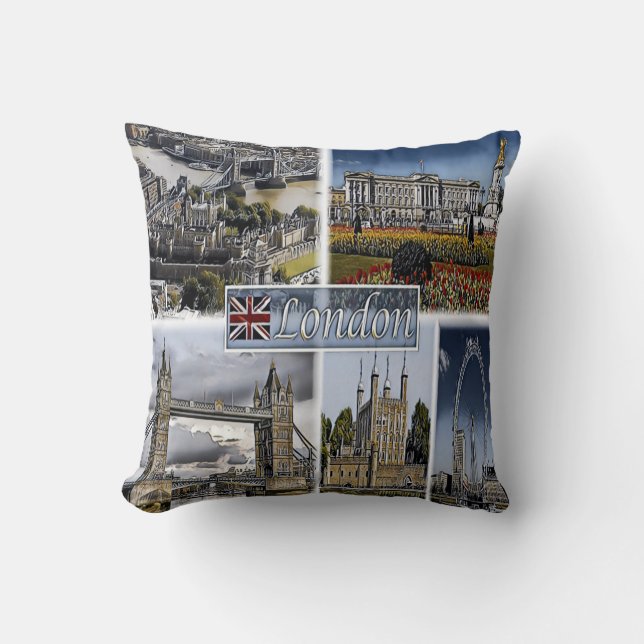Coussin GB ^ Royaume-Uni - Angleterre - Londres (Recto)