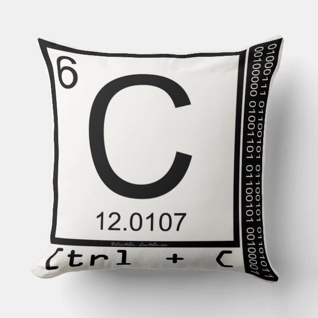 Coussin Geek Moi ! Copie de carbone (Recto)