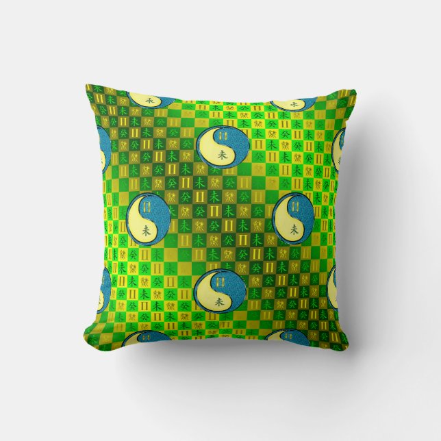 Coussin Gémeaux & Chèvre d'eau (Recto)