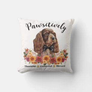 Coussin Génial et gracieux, bienheureux, mignon chien