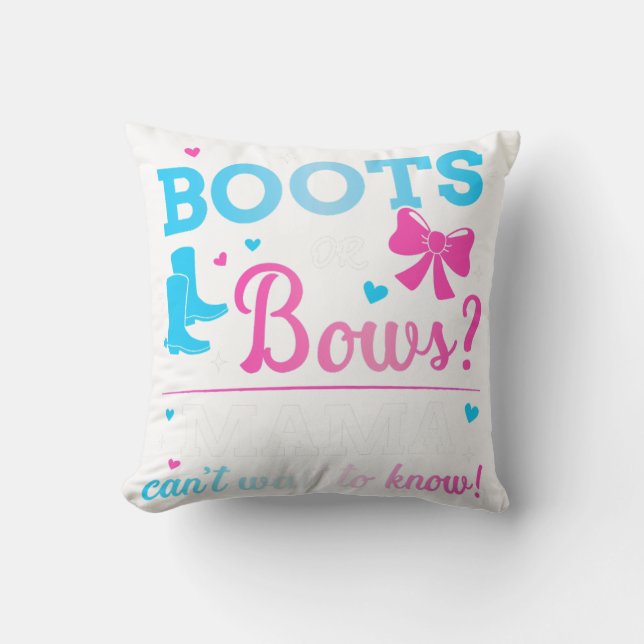 Coussin Genre révéler bottes ou arcs maman correspondant b (Recto)