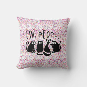 Coussin Gens dégueu Chats mignons Chats noirs