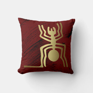 Coussin Géoglyphes Nazca Pérou Animaux Araignée