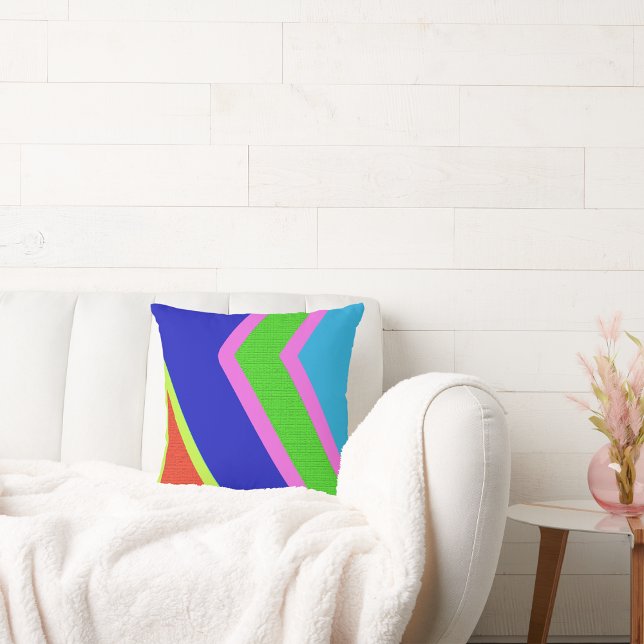 Coussin Géométrie audacieuse pour l'oeil moderne (Créateur téléchargé)