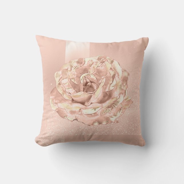 Coussin Géométrie de la Parties scintillant de teinte bril (Recto)