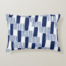 Coussin géométrique de brosse de la marine