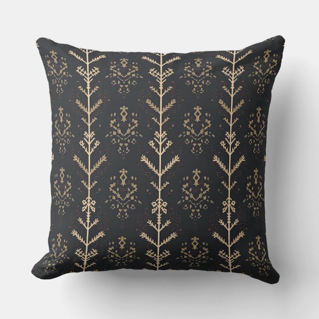 Coussin Géométrique folk scandinave (Recto)