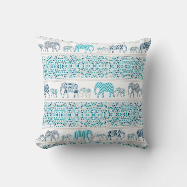 Coussin Géométrique modelé par bébé moderne de mère (Recto)