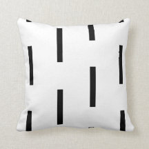 Géométrique - motif de ligne de tiret - noir et bl