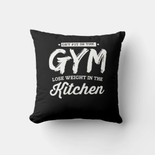 Coussin Get Fit In the Gym Lose Weight