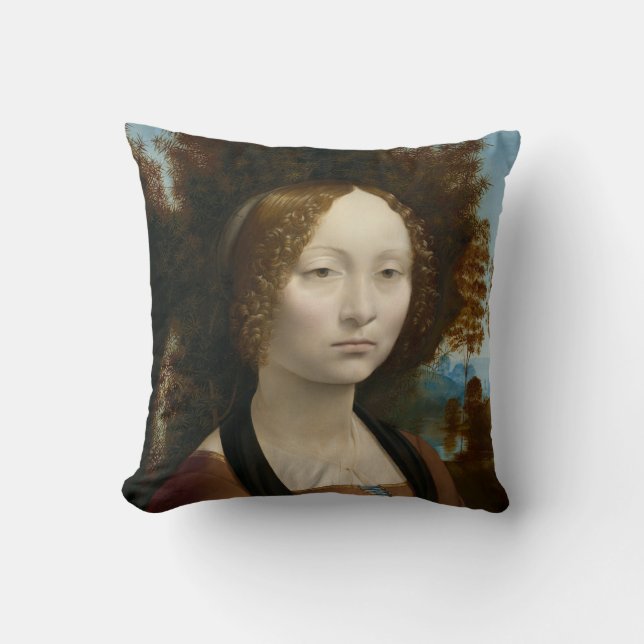 Coussin Ginevra de Benci par Léonard de Vinci (Recto)