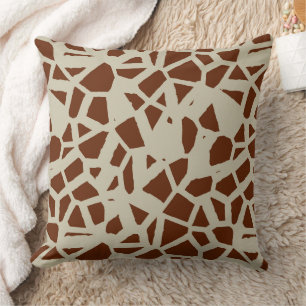 Coussin Giraffe Abstraite
