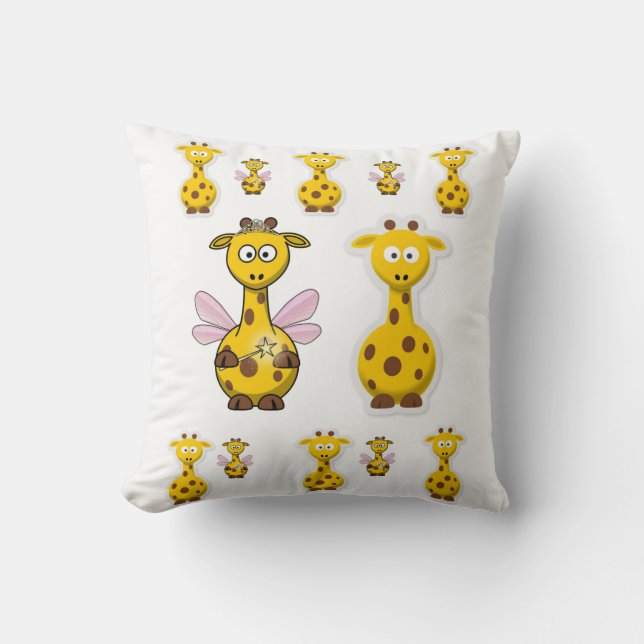 Coussin Giraffe de l'oreiller (Recto)