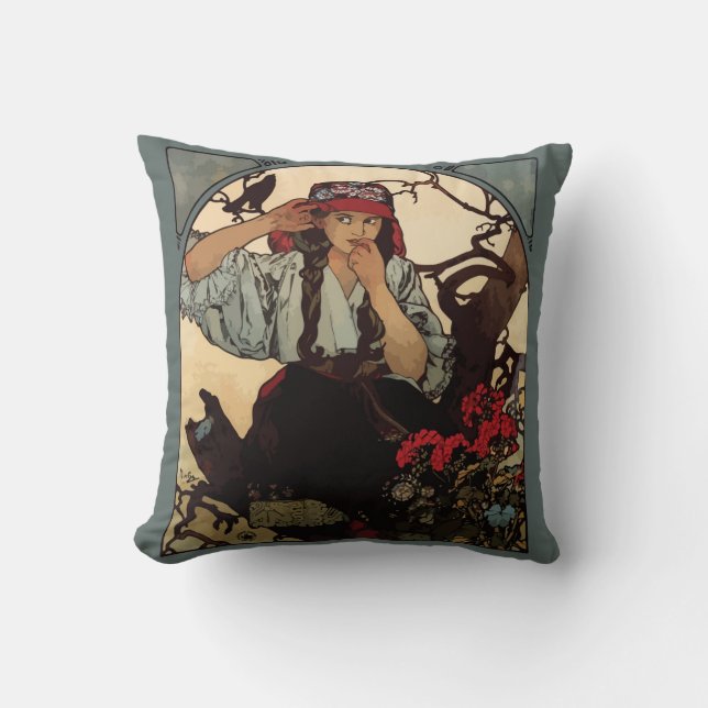 Coussin gitan de fille (Recto)