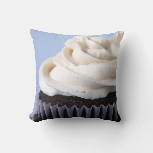 Coussin Givrage de vanille de petits gâteaux de chocolat (Recto)