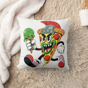 Coussin Gladiator Pizza Slice Italien Brainrot