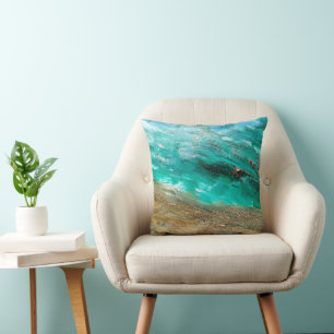 Coussin Glitterie moderne Artsy Abstrait
