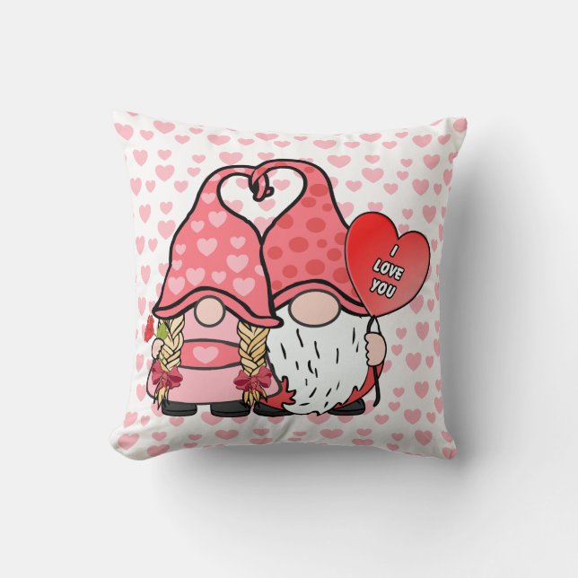 Coussin Gnome Couple (Recto)
