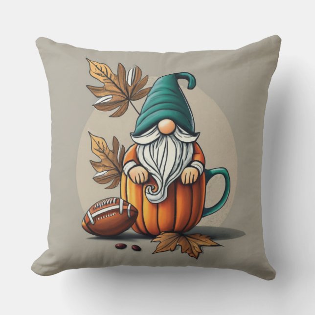 Coussin gnome de football (Recto)