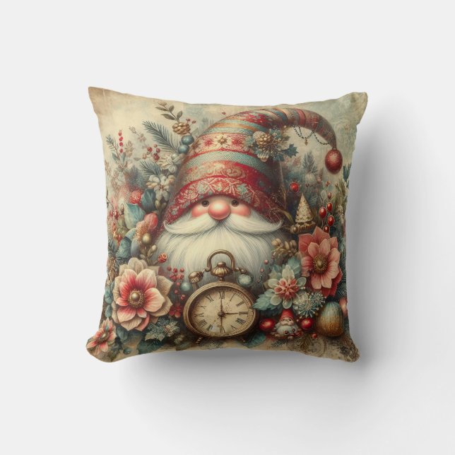 Coussin Gnome de Noël (Recto)