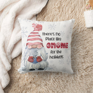 Coussin GNOME DE Noël POUR LES VACANCES