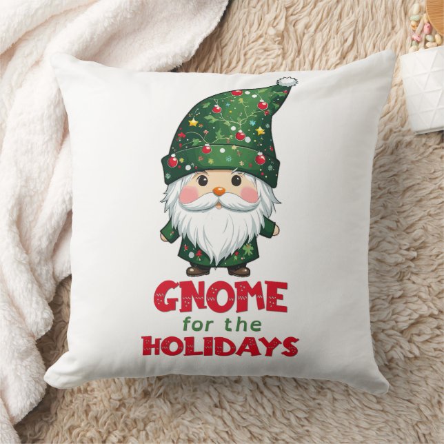 Coussin Gnome Pour Les Vacances Drôle & Adorable Noël (Couverture)