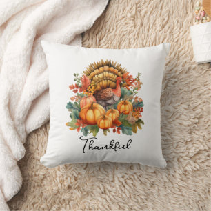 Coussin Gnomes d'automne avec Citrouille mignon automne Th