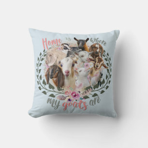 Coussin GOAT ART   Accueil où mes chèvres sont GetYerGoat