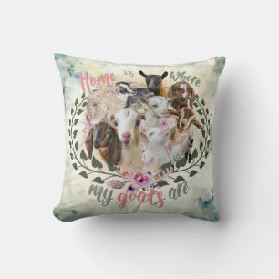Coussin GOAT ART   Accueil où mes chèvres sont GetYerGoat