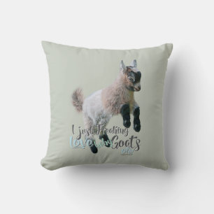 Coussin GOAT LOVE Je viens de freaking LOVE Baby Chèvres