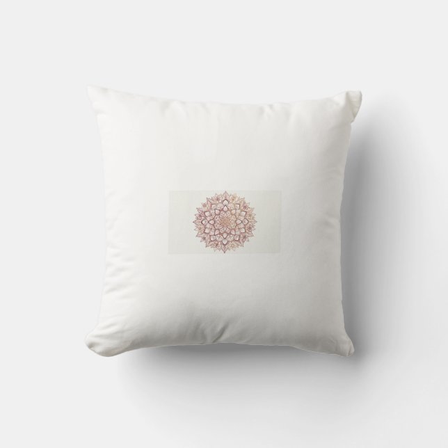 Coussin Gold Botanical Mandala Mug | Floral Geometric Coff (Recto)